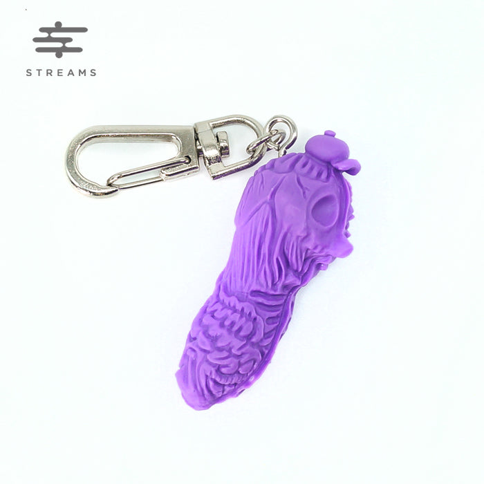 Don’t Cry In The Morning Peanut Keychain Purple
